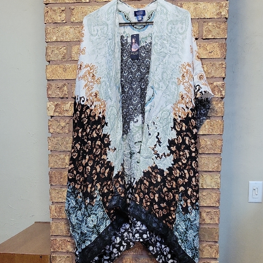 RACHEL Rachel Roy Floral Kimono One Size Nwt
